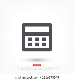 Vector icon calendar 10 EPS