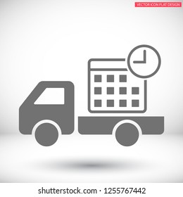 Vector icon calendar 10 EPS