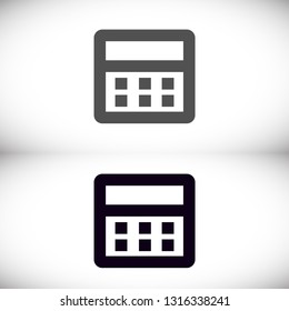 Vector icon calendar 10 EPS