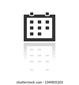 Vector icon calendar 10 EPS