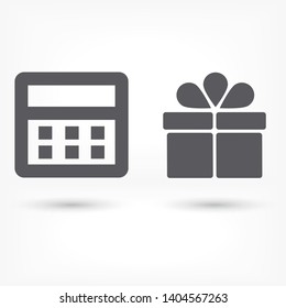 Vector icon calendar 10 EPS . Illustration designn