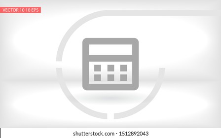 Vector icon calendar 10 EPS . Lorem Ipsum Illustration design