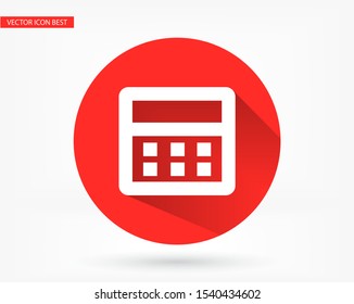 Vector icon calendar 10 EPS . Lorem Ipsum Illustration design
