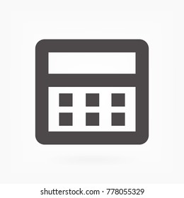 Vector icon calendar 10 EPS