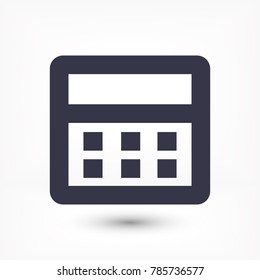 Vector icon calendar 10 EPS