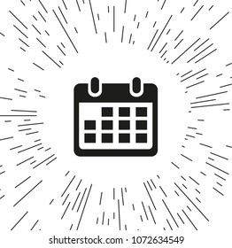 Vector icon calendar