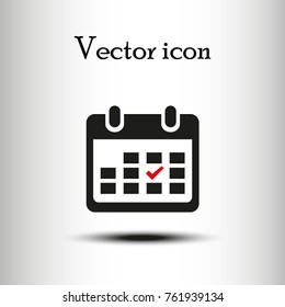 Vector icon calendar
