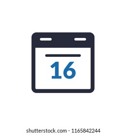 vector icon calendar, Monthly Calendar Icon