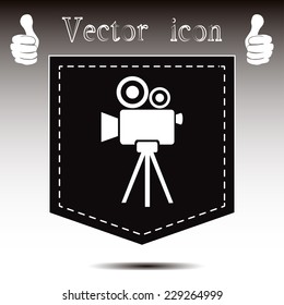 Vector icon camcorder