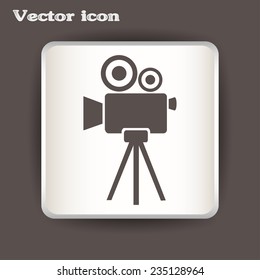 Vector icon camcorder