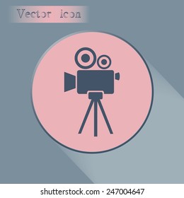 Vector icon camcorder