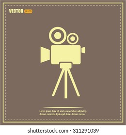 Vector icon camcorder