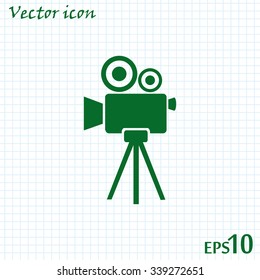 Vector icon camcorder
