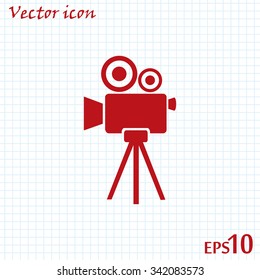 Vector icon camcorder