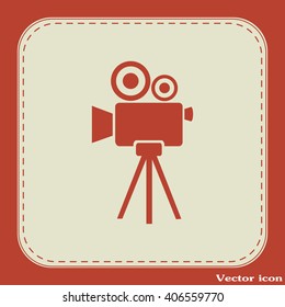 Vector icon camcorder