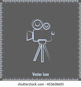 Vector icon camcorder