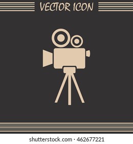 Vector icon camcorder