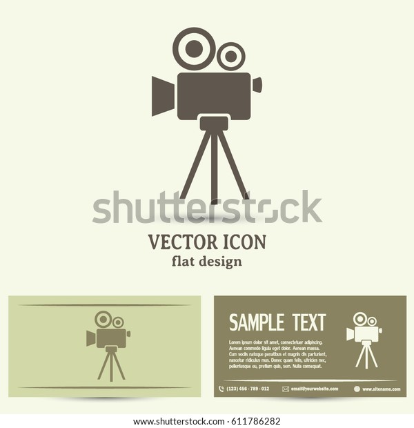 Vector icon\
camcorder