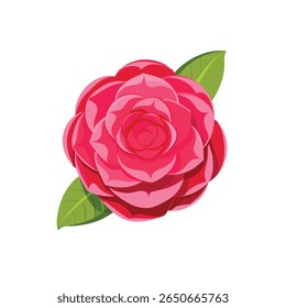 vector icon of Camellia flower