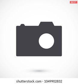 Vector icon camera 10 EPS