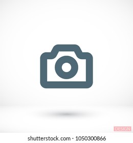 Vector icon camera 10 EPS