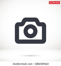 Vector icon camera 10 EPS