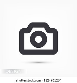 Vector icon camera 10 EPS
