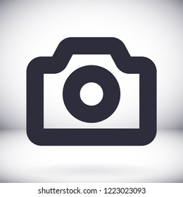 Vector icon camera 10 EPS