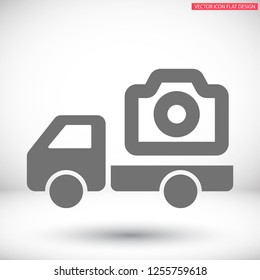 Vector icon camera 10 EPS