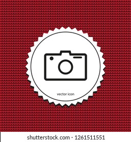 Vector icon camera