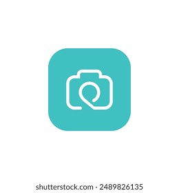 Vector icon camera logo design