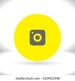 vector icon camera . Lorem Ipsum Illustration design