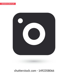 vector icon camera . Lorem Ipsum Illustration design