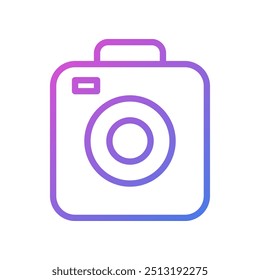 vector icon camera symbol flat design