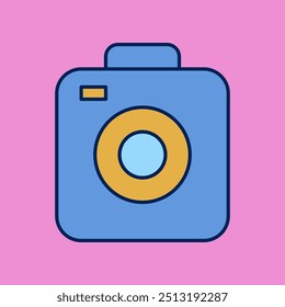 vector icon camera symbol flat design