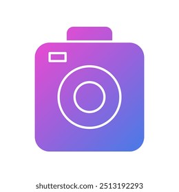 vector icon camera symbol flat design