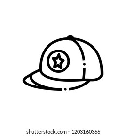 Vector icon for cap 