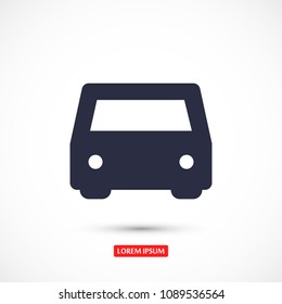 Vector icon car 10 EPS