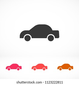 Vector icon car 10 EPS