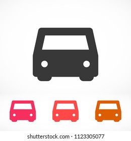Vector icon car 10 EPS