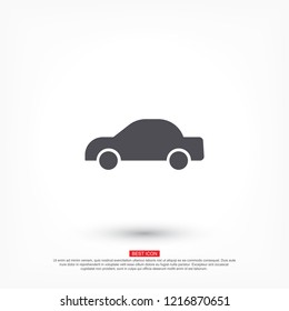Vector icon car 10 EPS