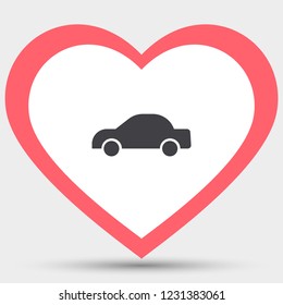 Vector icon car 10 EPS