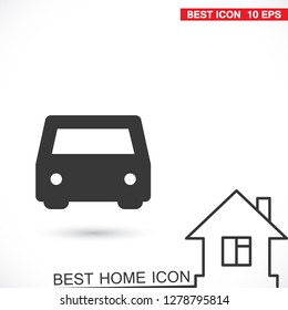 Vector icon car 10 EPS