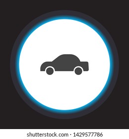 Vector icon car 10 EPS . Lorem Ipsum Illustration design