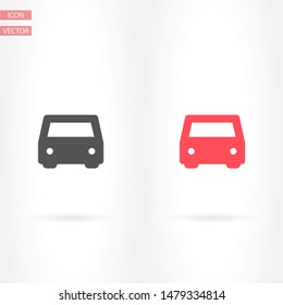 Vector icon car 10 EPS . Lorem Ipsum Illustration design