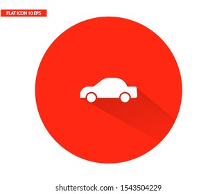 Vector icon car 10 EPS . Lorem Ipsum Illustration design
