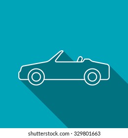 Vector icon of car