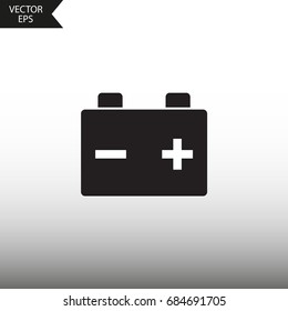Vector icon car battery