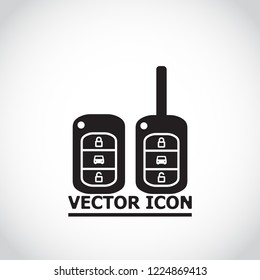 Vector icon car key 10 EPS