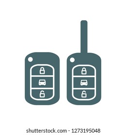 Vector icon car key 10 EPS
